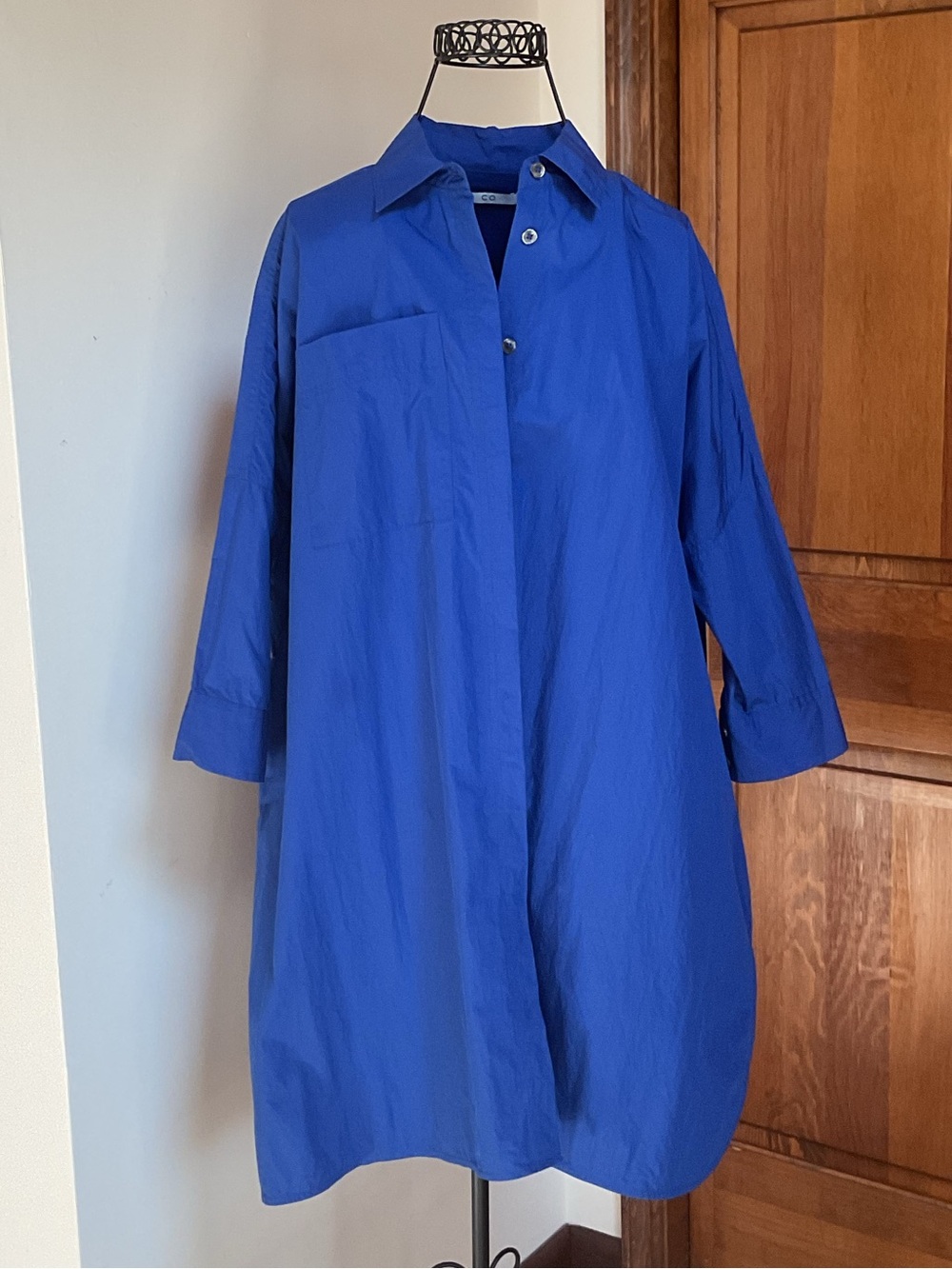 CO button Down shirt Tunic, size XS - Picture 2 of 11